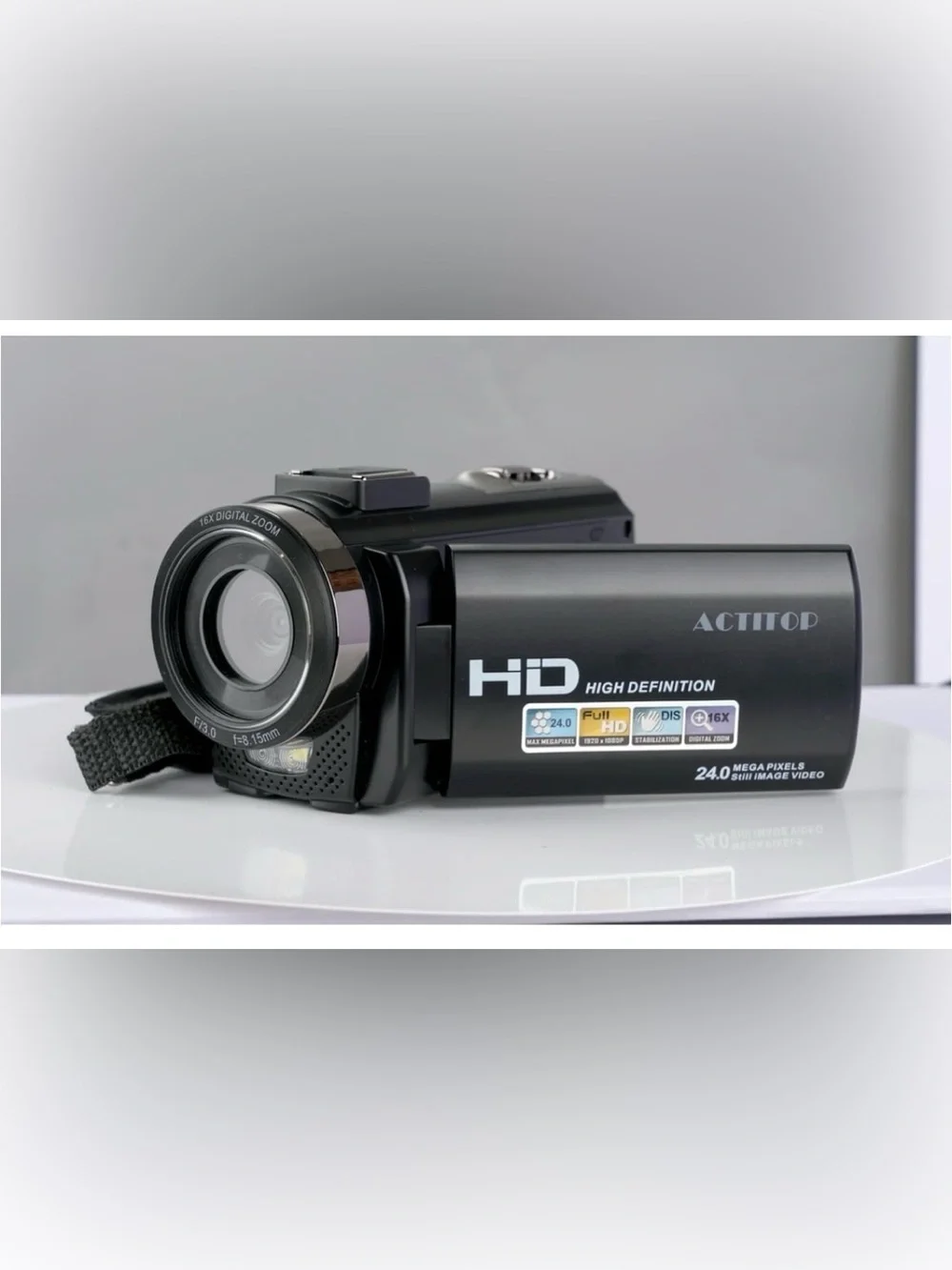 Video Camera Camcorder FHD 1080P 30FPS 16x Digital Zoom 3.0 Touch Screen